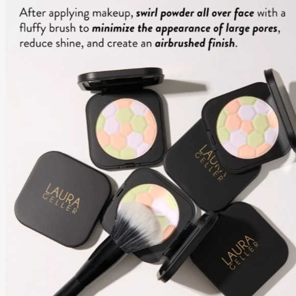 Laura Geller Filter Finish Neutralizing Setting Powder, Full Size, NIB - Picture 5 of 5
